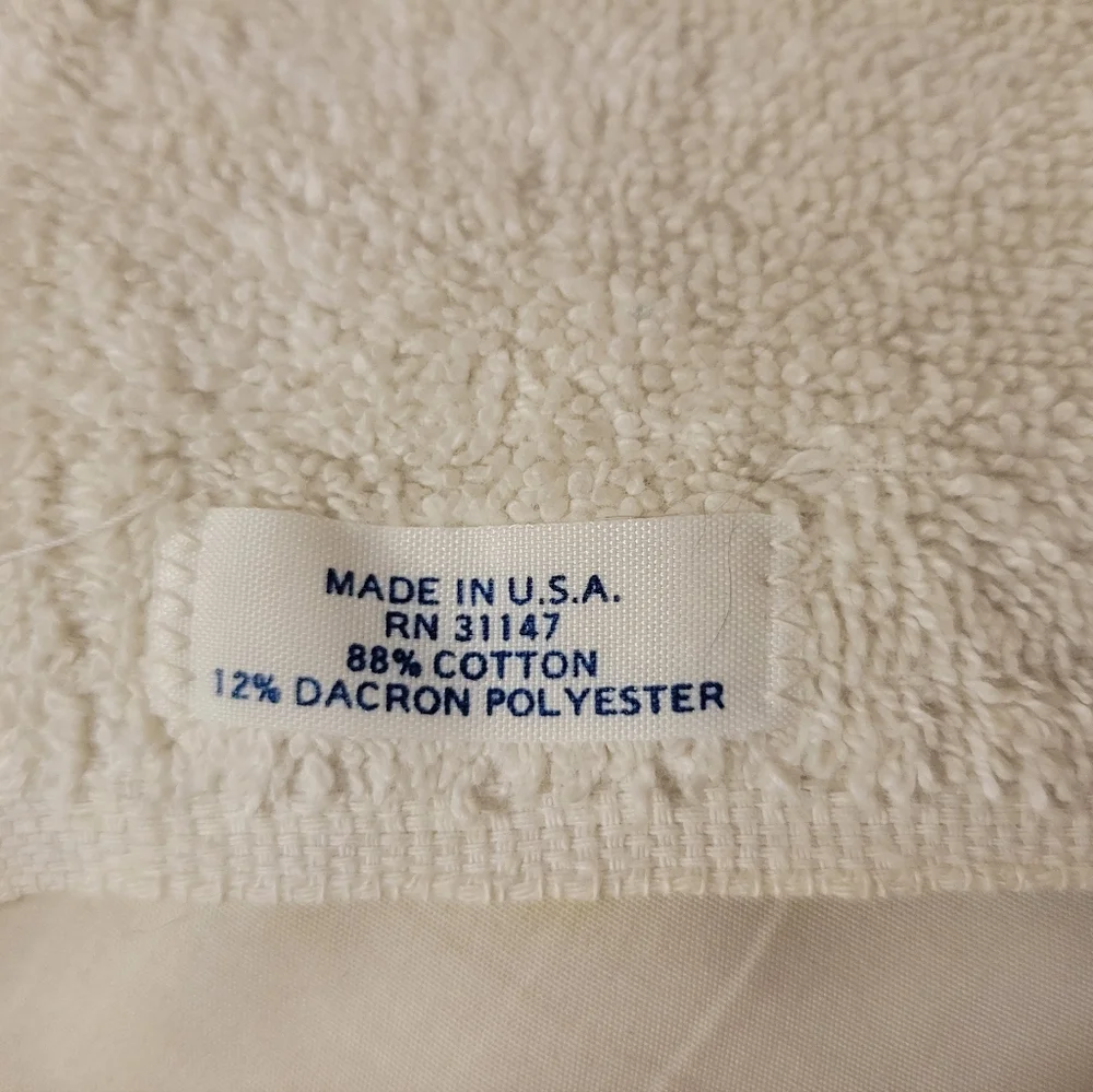 Vintage Midas Beach Towel Cars Muffler Promo 80s Cotton Racing Tires Advertising